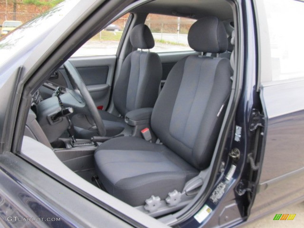 2005 Elantra GLS Hatchback - Moonlit Blue / Gray photo #9