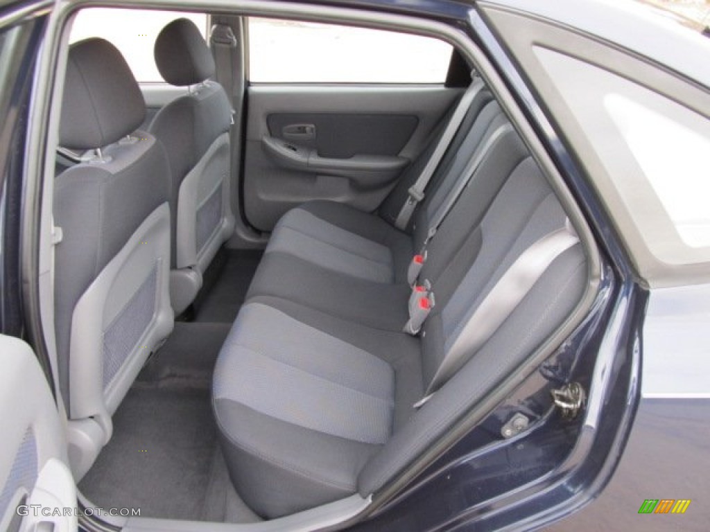 2005 Elantra GLS Hatchback - Moonlit Blue / Gray photo #13
