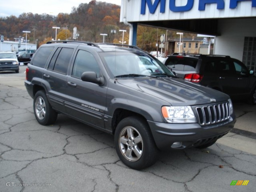 2003 Grand Cherokee Limited 4x4 - Graphite Metallic / Dark Slate Gray photo #2