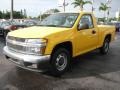 2007 Yellow Chevrolet Colorado LS Regular Cab  photo #5