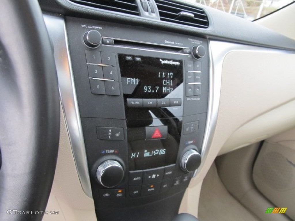 2010 Kizashi SLS AWD - Deep Sea Blue Metallic / Beige photo #12