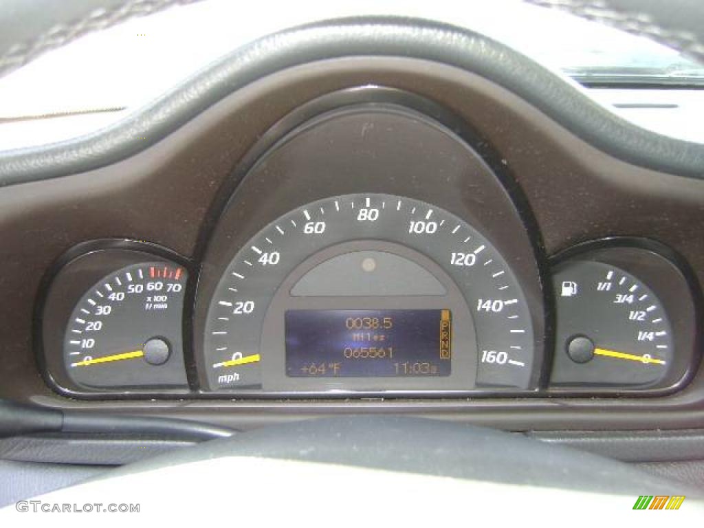 2003 C 230 Kompressor Coupe - Black / Charcoal photo #12