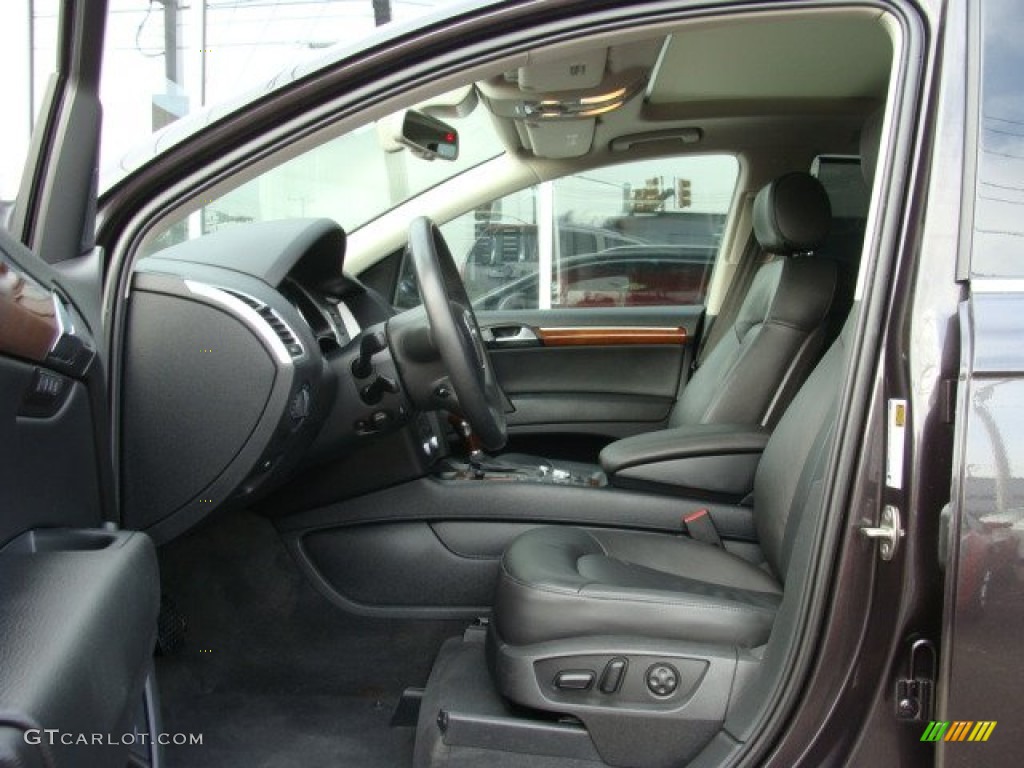 Black Interior 2008 Audi Q7 4.2 Premium quattro Photo #56363537