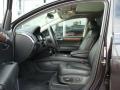 Black 2008 Audi Q7 4.2 Premium quattro Interior Color