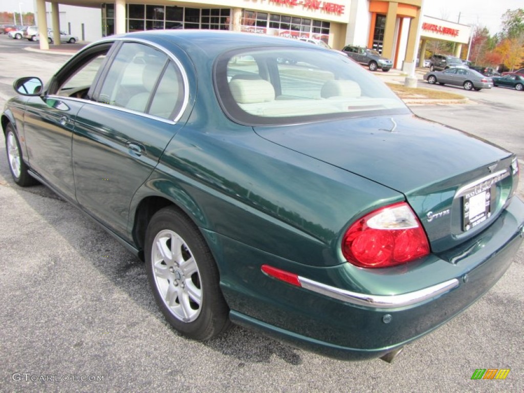 2003 S-Type 3.0 - Jaguar Racing Green / Sand photo #2