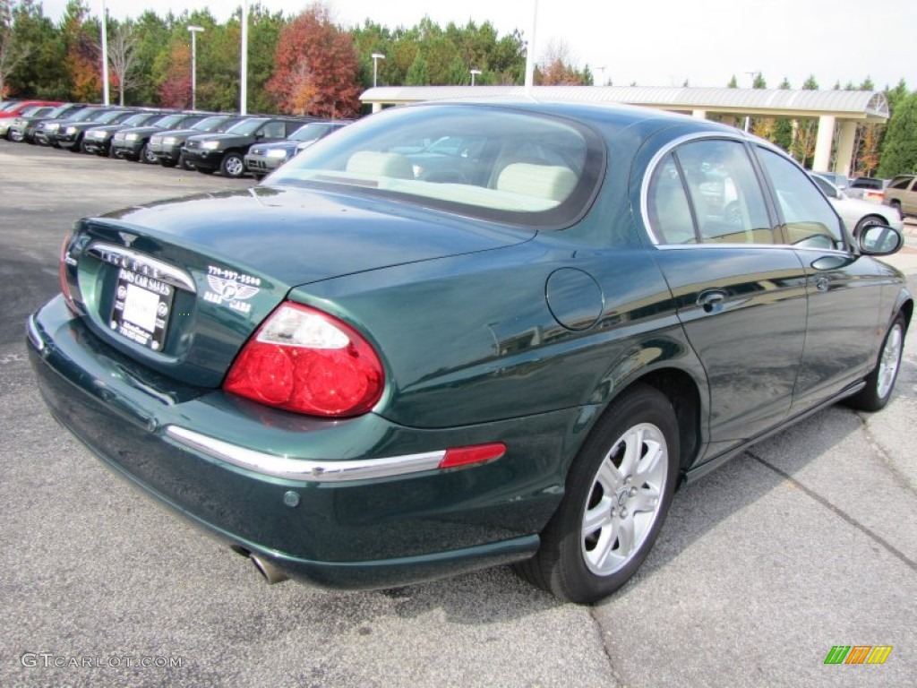2003 S-Type 3.0 - Jaguar Racing Green / Sand photo #3