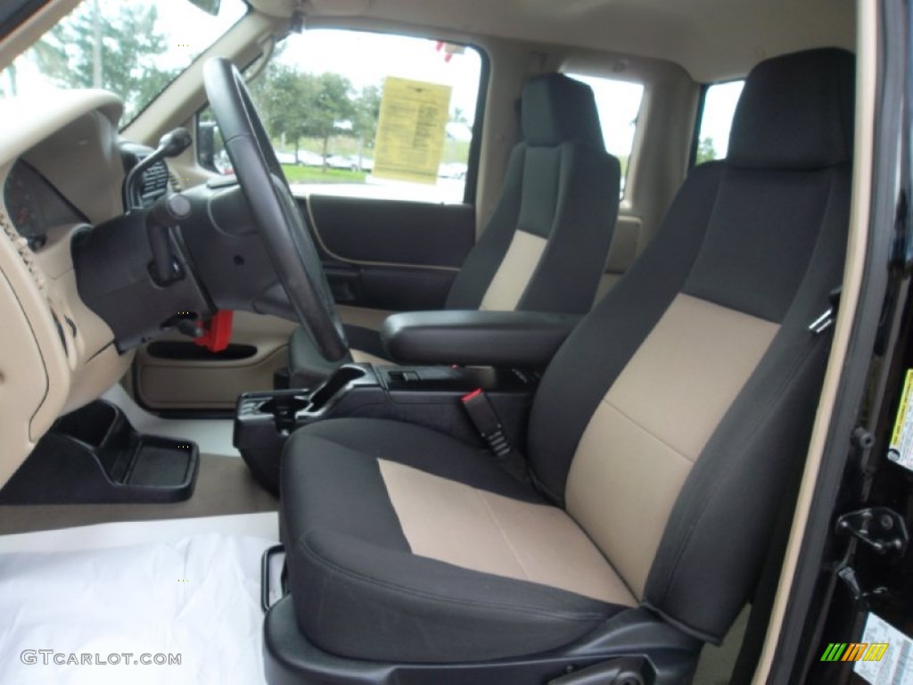 Medium Pebble Tan Interior 2007 Ford Ranger XLT SuperCab Photo #56364024