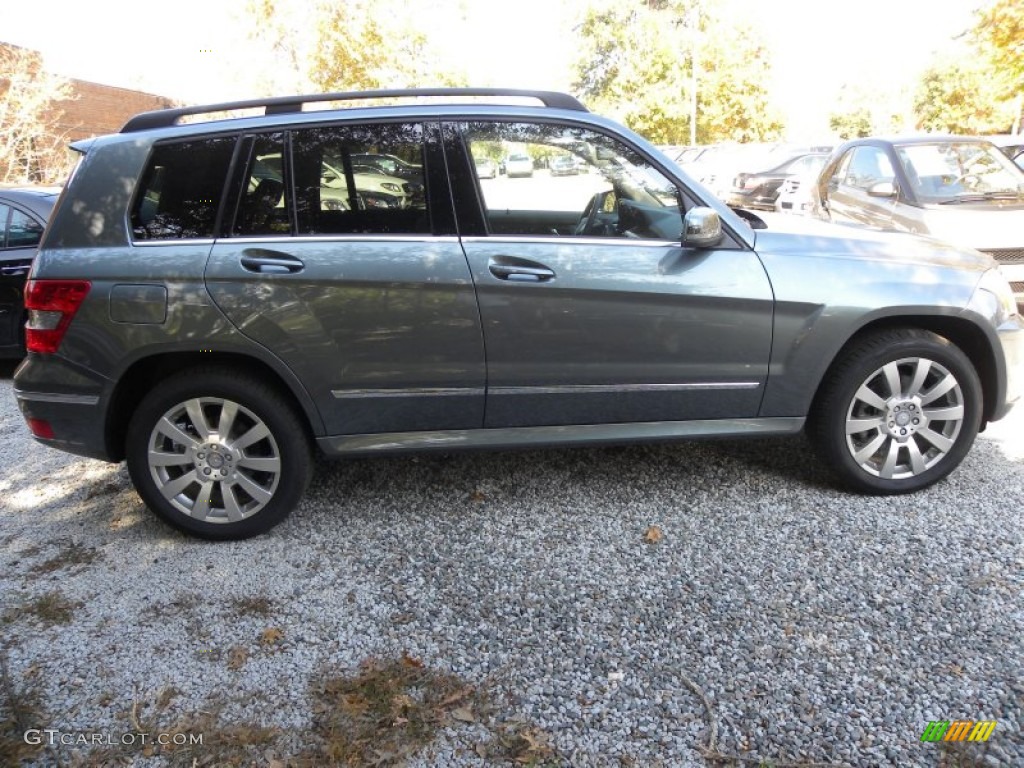 2012 GLK 350 - Sapphire Grey Metallic / Almond/Black photo #3