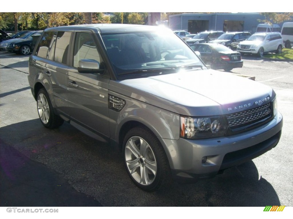 2012 Range Rover Sport HSE LUX - Orkney Grey Metallic / Ebony photo #3