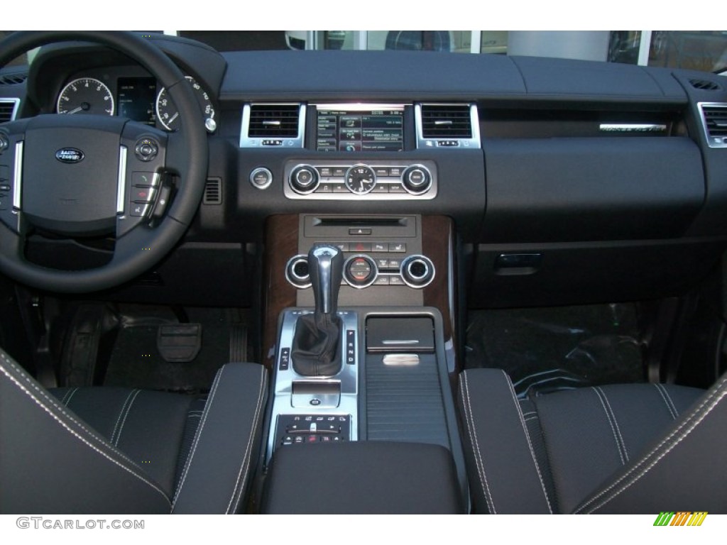 2012 Land Rover Range Rover Sport HSE LUX Ebony Dashboard Photo #56365925
