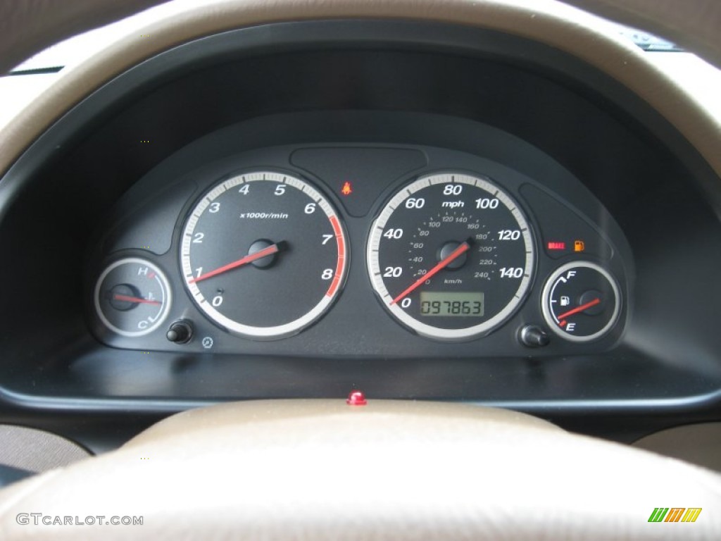 2002 CR-V EX 4WD - Chianti Red Pearl / Saddle photo #31