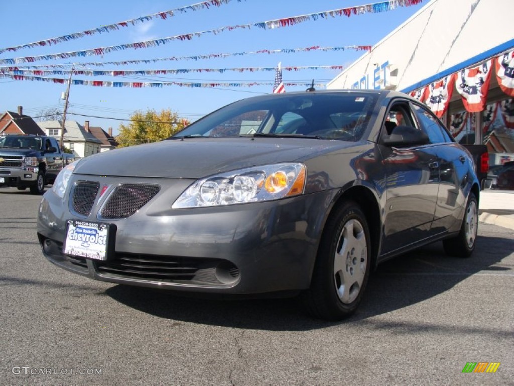 2008 G6 Value Leader Sedan - Dark Steel Gray Metallic / Ebony Black photo #1