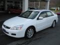 2007 Taffeta White Honda Accord EX-L V6 Sedan  photo #2