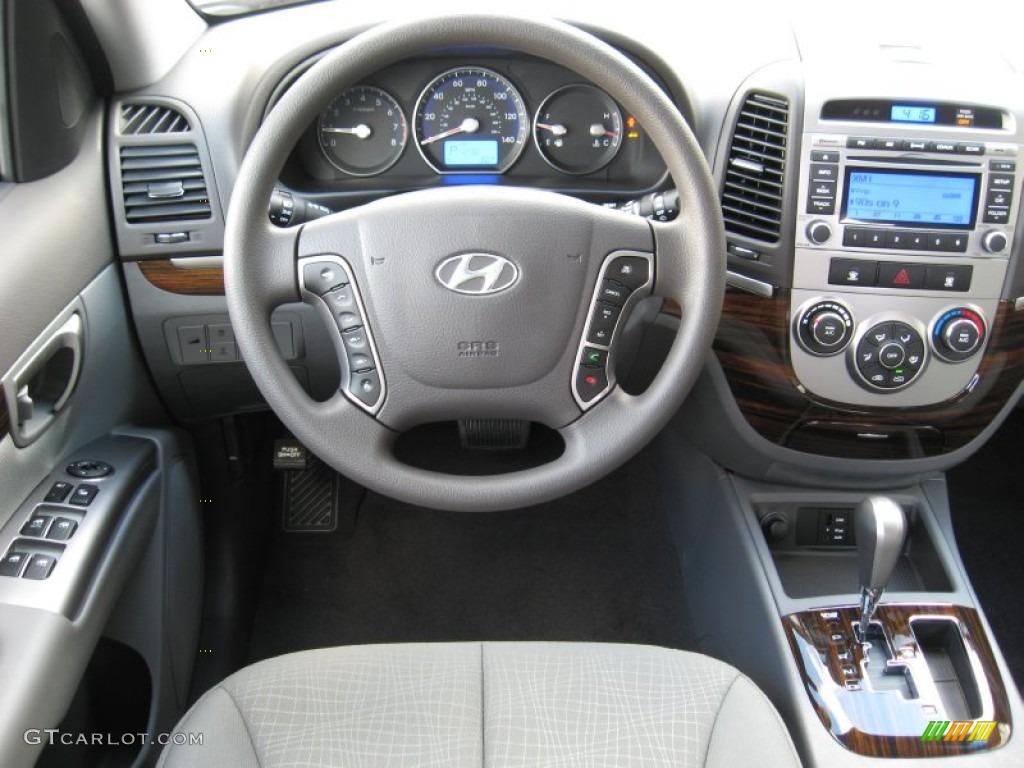 2012 Hyundai Santa Fe GLS AWD Gray Dashboard Photo #56367529