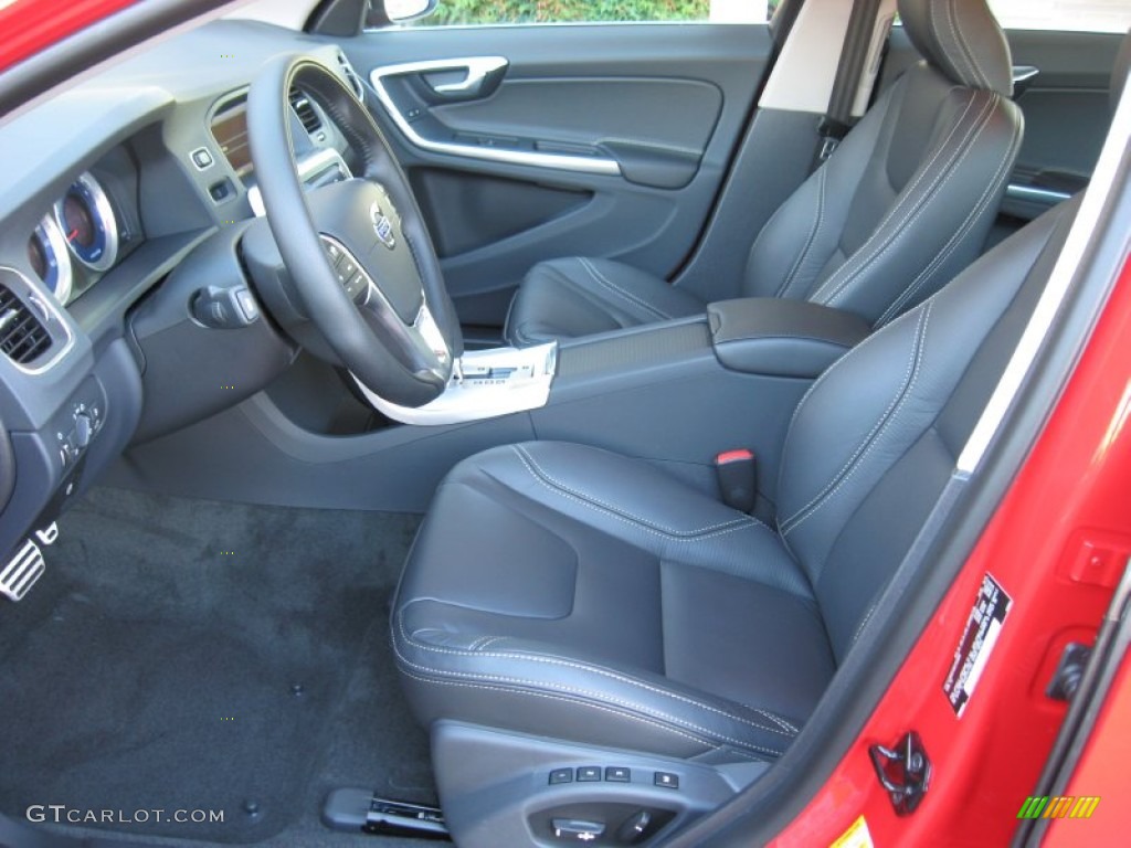R-Design Off Black Interior 2012 Volvo S60 R-Design AWD Photo #56367691