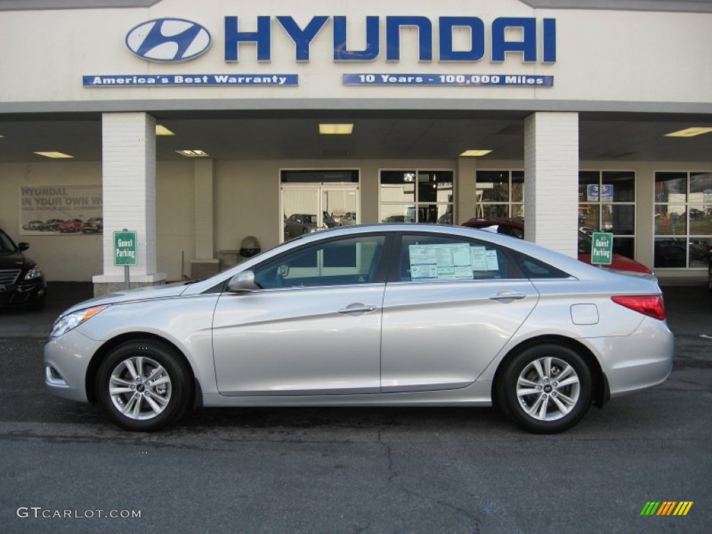 2012 Sonata GLS - Radiant Silver / Gray photo #1