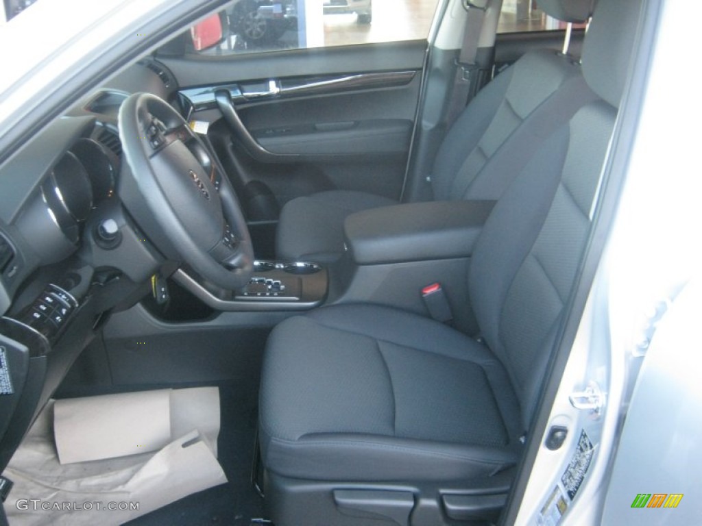 2012 Sorento LX - Bright Silver / Black photo #12