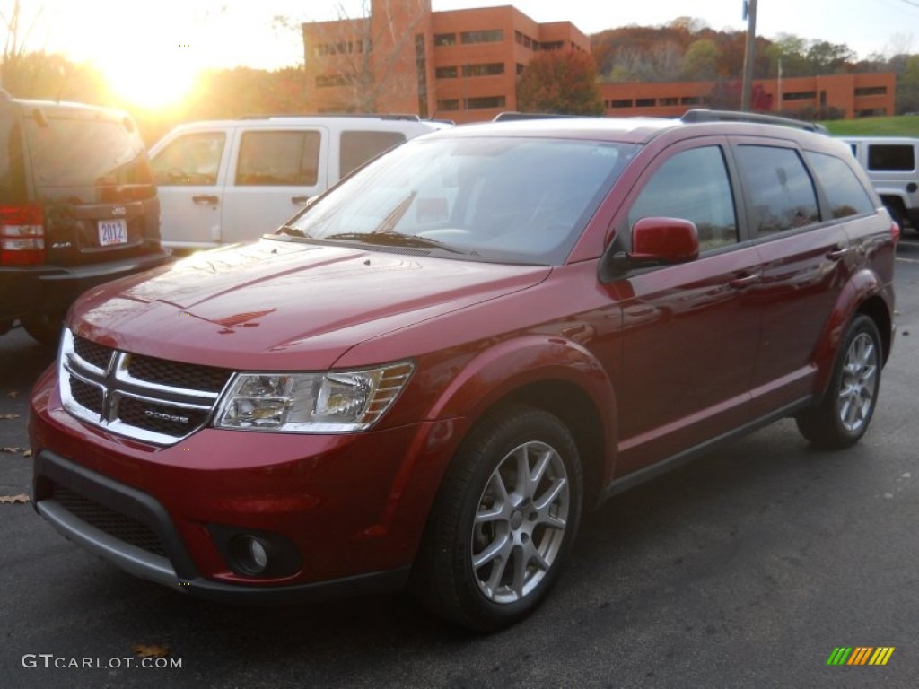 Deep Cherry Red Crystal Pearl Dodge Journey