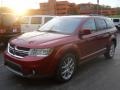 2011 Deep Cherry Red Crystal Pearl Dodge Journey Mainstreet  photo #1
