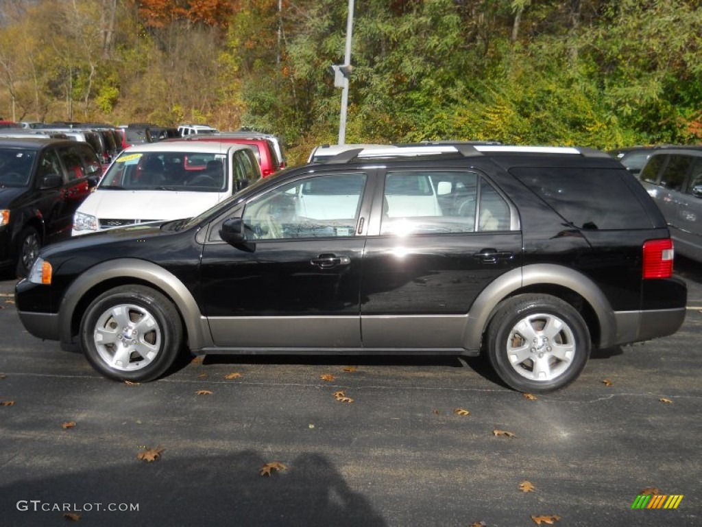 2007 Freestyle SEL AWD - Black / Pebble Beige photo #14