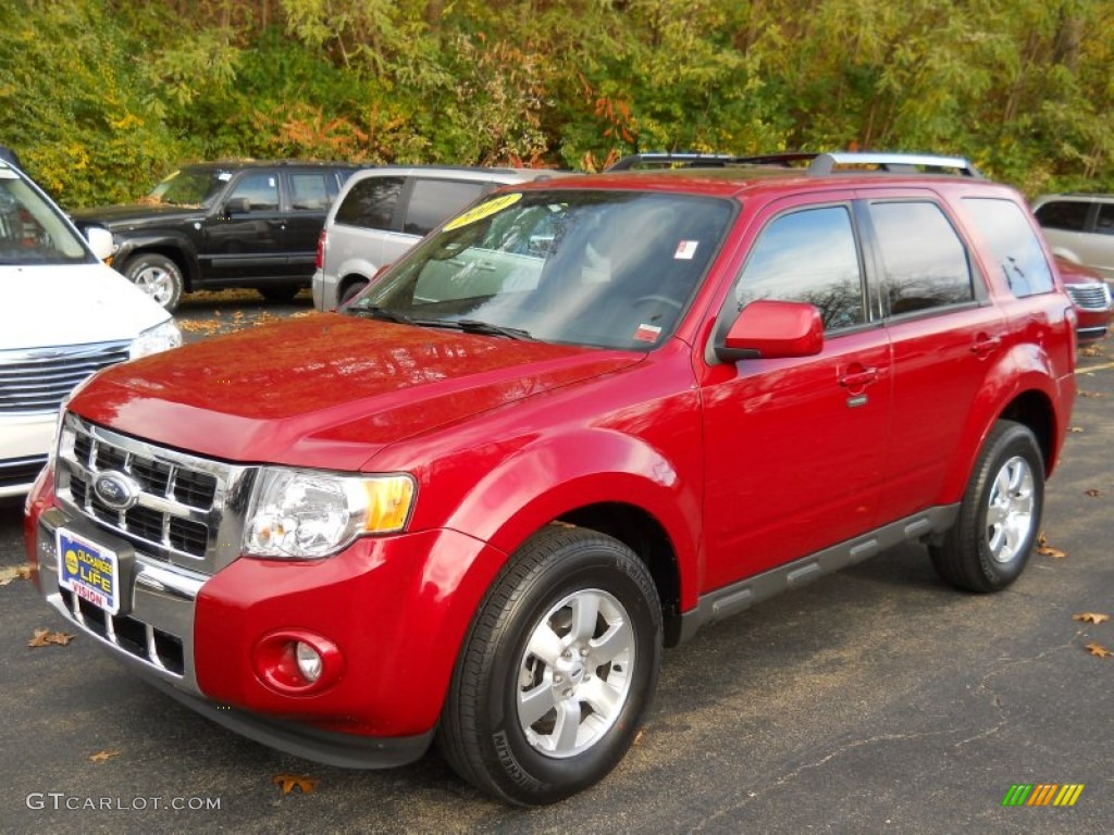 2009 Escape Limited V6 4WD - Sangria Red Metallic / Charcoal photo #1