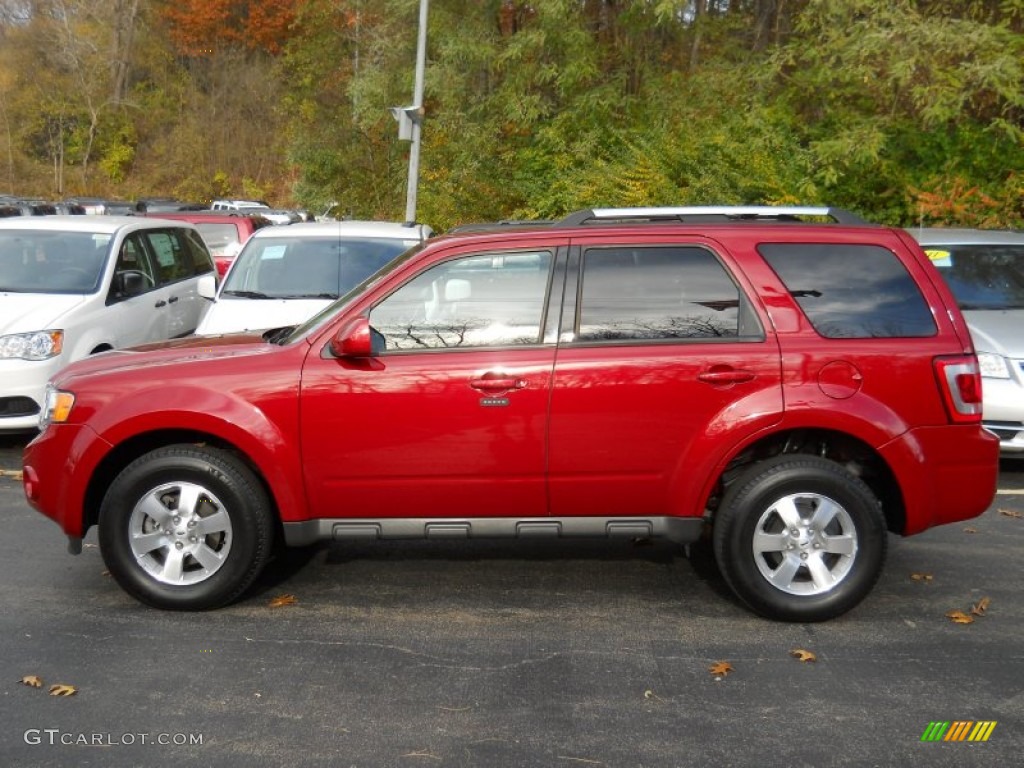 2009 Escape Limited V6 4WD - Sangria Red Metallic / Charcoal photo #13