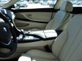 Ivory White Nappa Leather 2012 BMW 6 Series 640i Coupe Interior Color