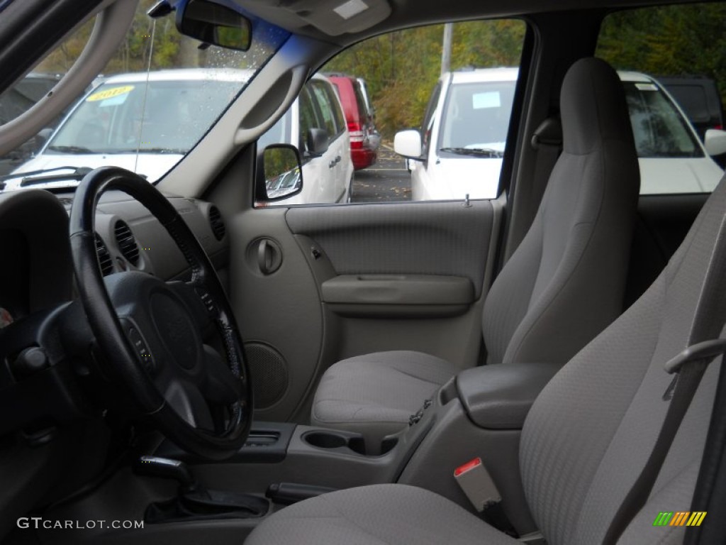 2002 Liberty Sport 4x4 - Patriot Blue Pearlcoat / Taupe photo #20