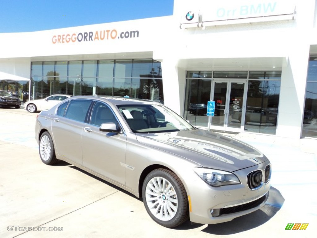 2012 7 Series 750Li Sedan - Cashmere Silver Metallic / Oyster photo #1