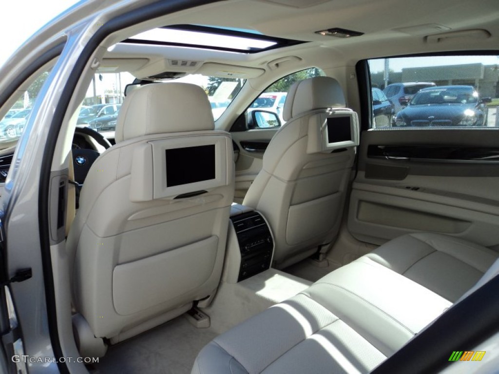 Oyster Interior 2012 BMW 7 Series 750Li Sedan Photo #56371111