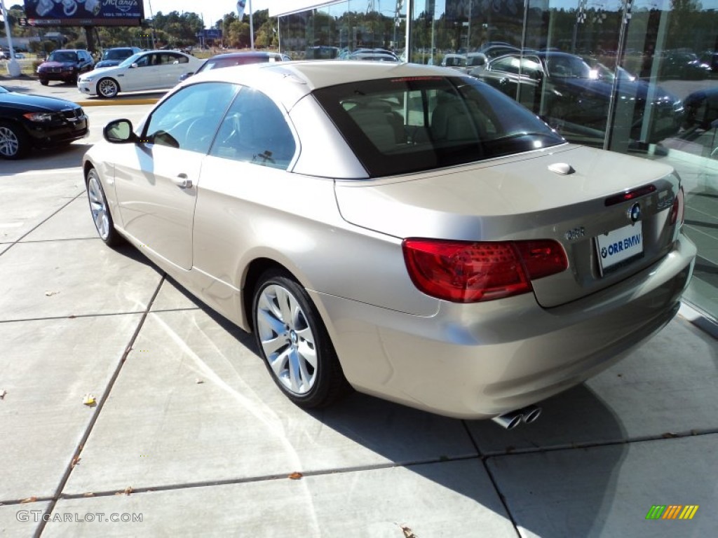 2012 3 Series 328i Convertible - Orion Silver Metallic / Cream Beige photo #3