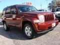 2009 Red Rock Crystal Pearl Jeep Liberty Sport  photo #7
