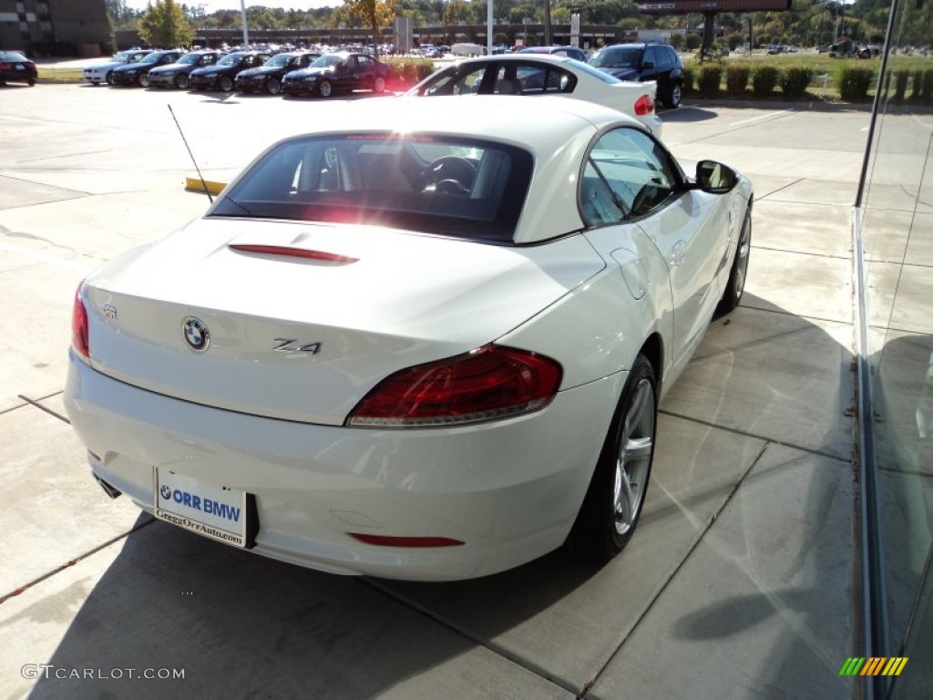 2012 Z4 sDrive28i - Alpine White / Beige photo #4