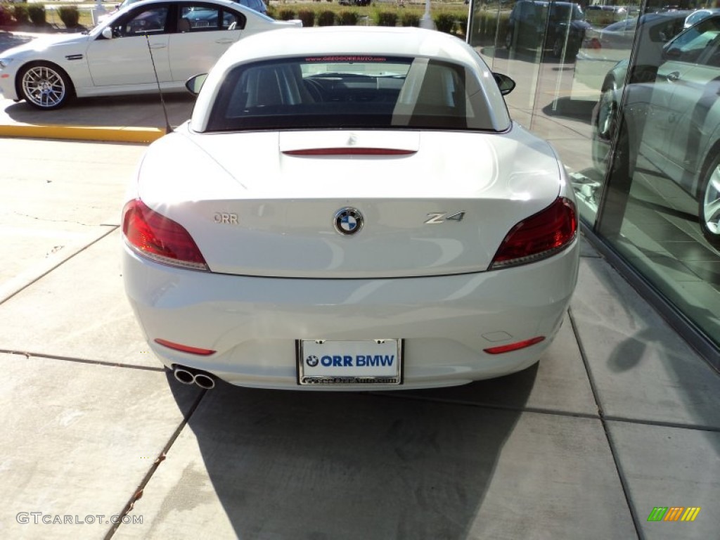 2012 Z4 sDrive28i - Alpine White / Beige photo #6