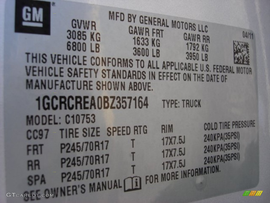 2011 Silverado 1500 LS Extended Cab - Sheer Silver Metallic / Dark Titanium photo #23