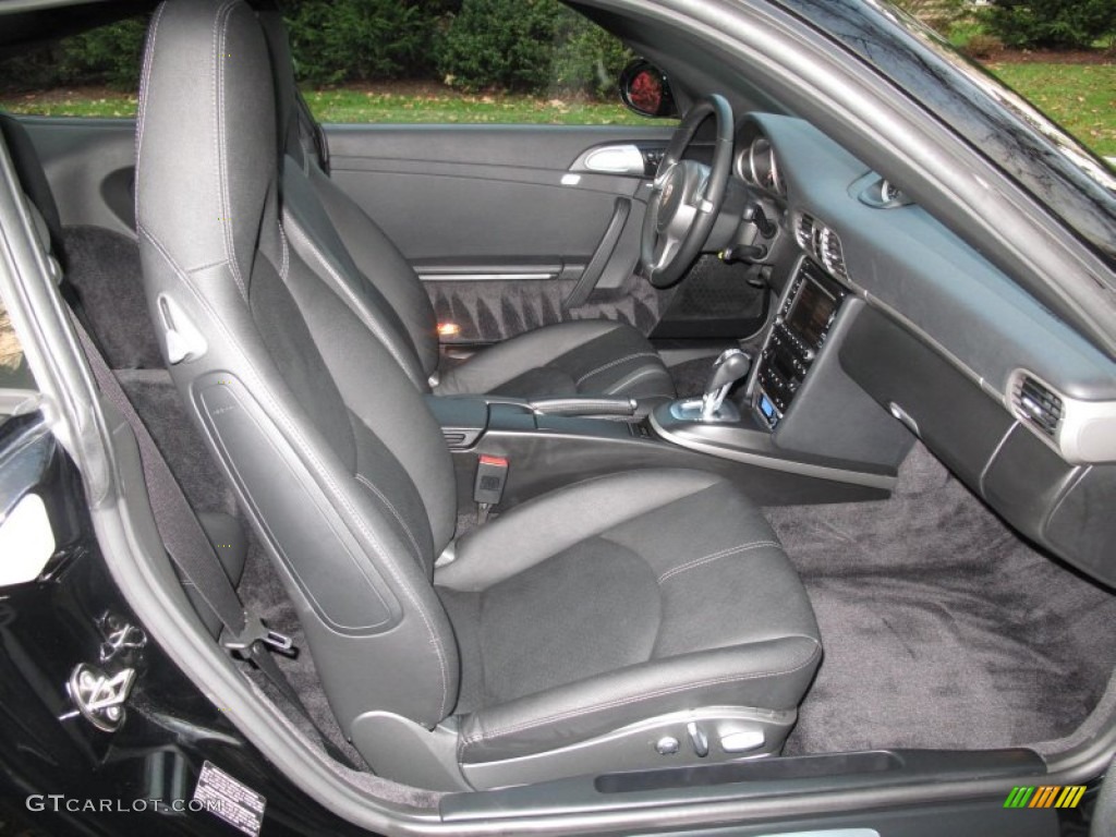 Black Interior 2009 Porsche 911 Carrera Coupe Photo #56371768