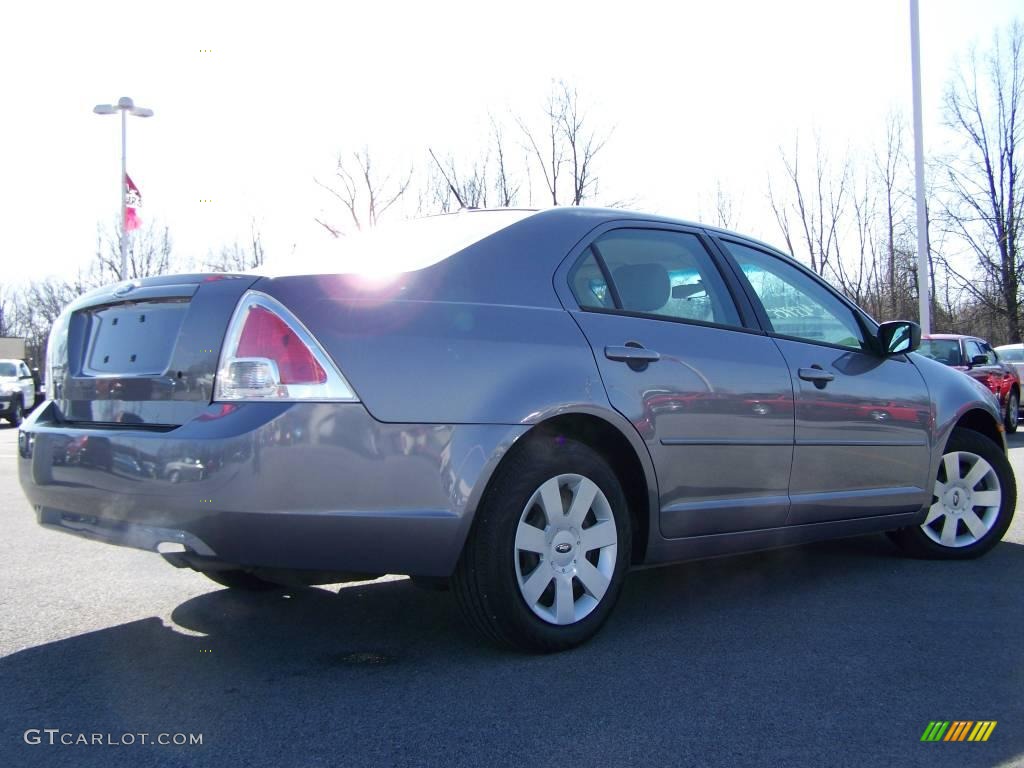2007 Fusion S - Tungsten Grey Metallic / Light Stone photo #3