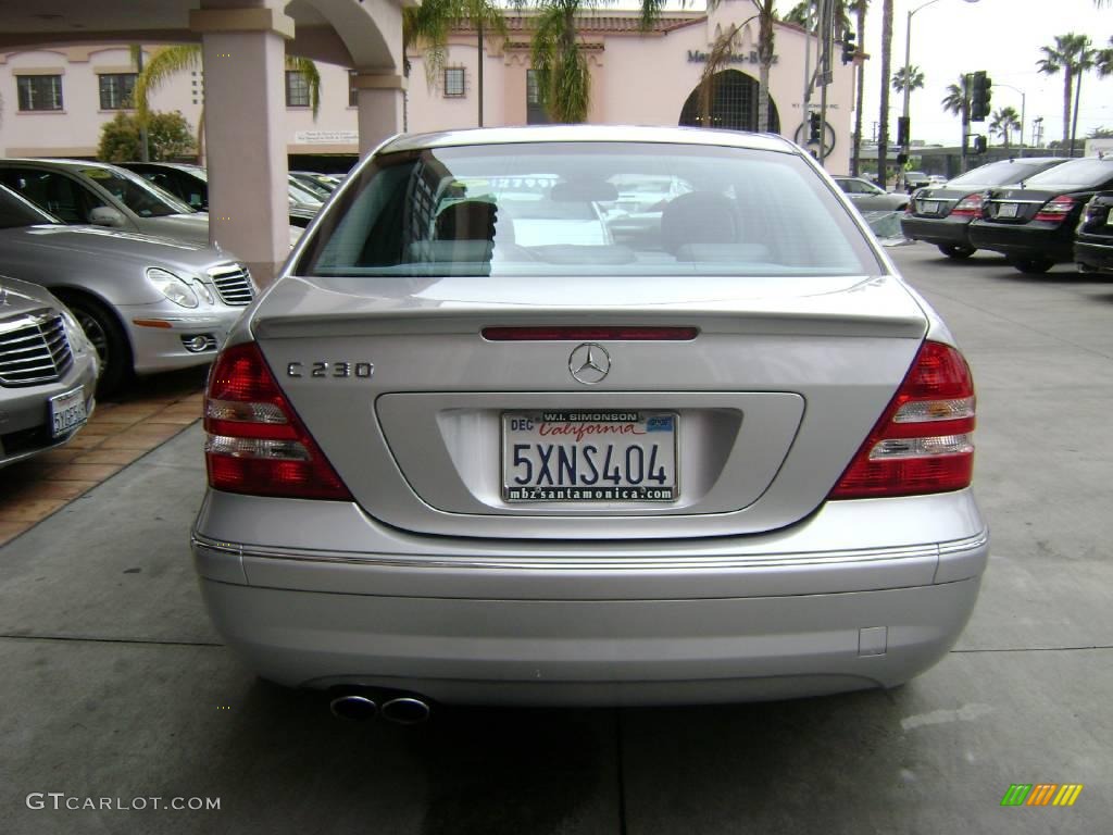 2007 C 230 Sport - Iridium Silver Metallic / Ash photo #4