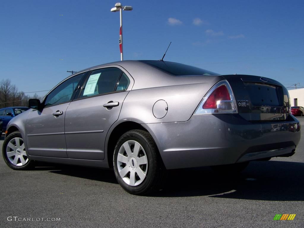 2007 Fusion S - Tungsten Grey Metallic / Light Stone photo #5