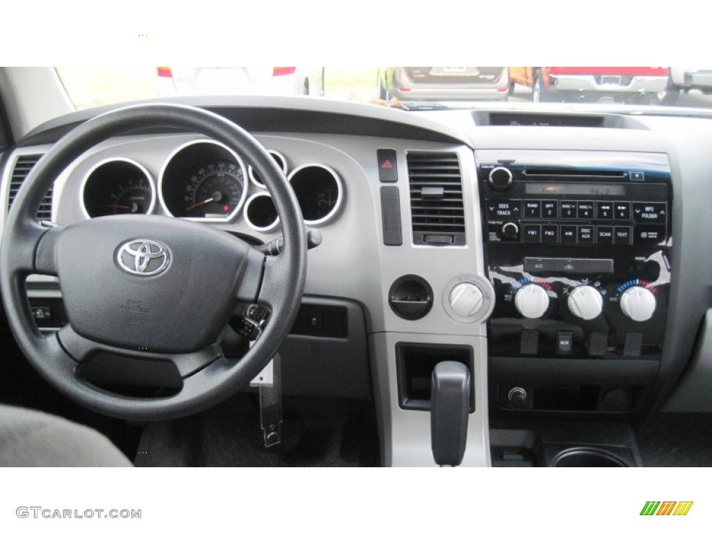 2009 Tundra Double Cab - Super White / Graphite Gray photo #17