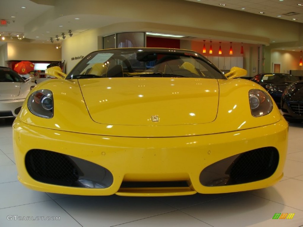 2007 F430 Spider F1 - Yellow / Nero photo #2