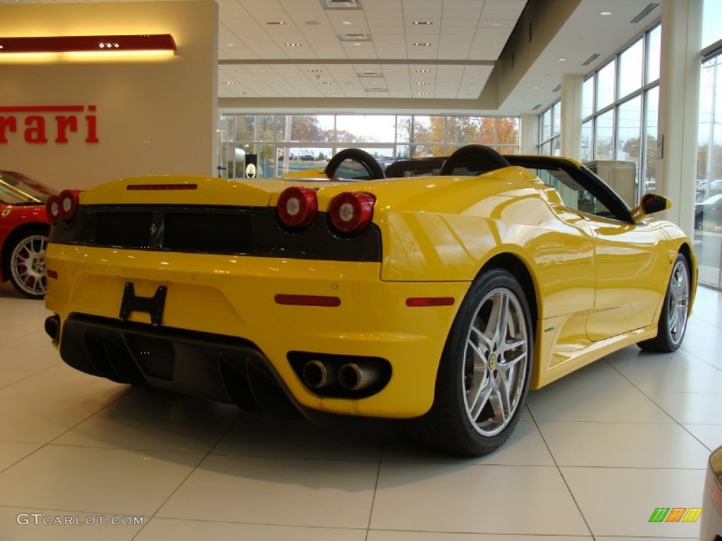 2007 F430 Spider F1 - Yellow / Nero photo #5