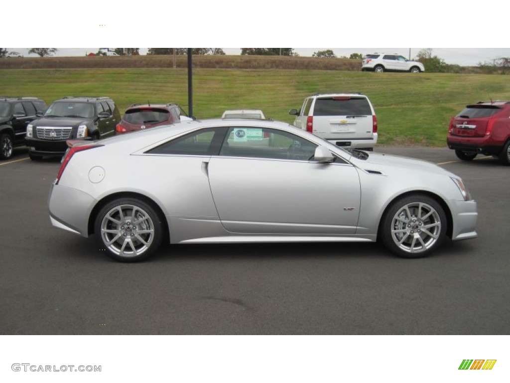 Radiant Silver Metallic 2012 Cadillac CTS -V Coupe Exterior Photo #56373187