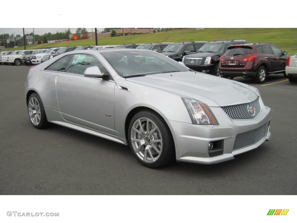 Radiant Silver Metallic 2012 Cadillac CTS -V Coupe Exterior Photo #56373196