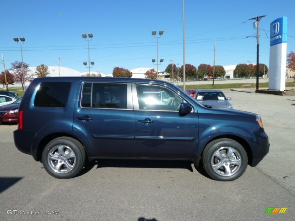 Bali Blue Pearl 2012 Honda Pilot EX-L 4WD Exterior Photo #56373313