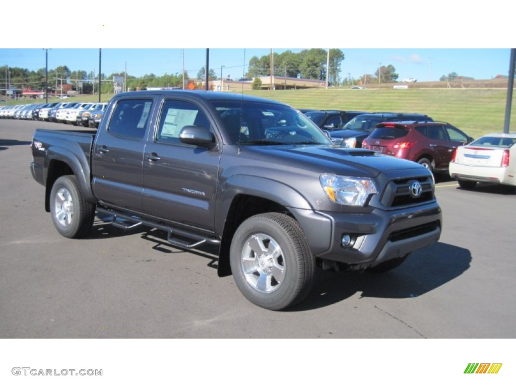 2012 Tacoma V6 TRD Sport Double Cab 4x4 - Magnetic Gray Mica / Graphite photo #7