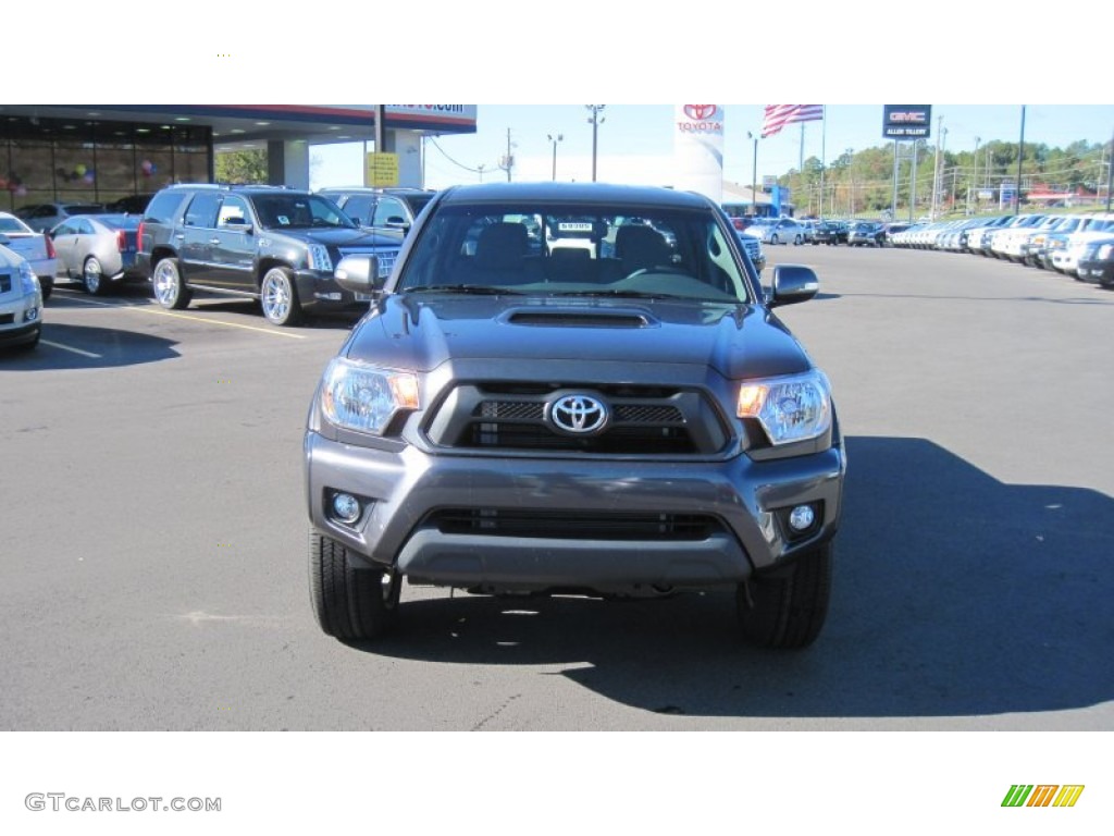 2012 Tacoma V6 TRD Sport Double Cab 4x4 - Magnetic Gray Mica / Graphite photo #8