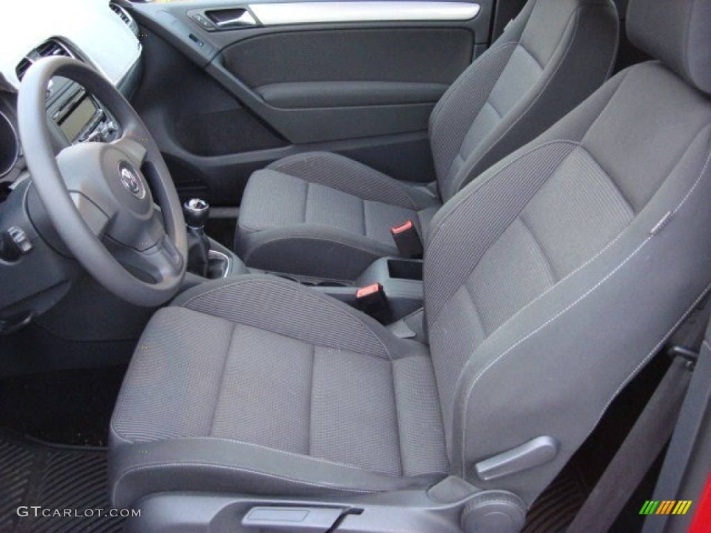 Titan Black Interior 2011 Volkswagen Golf 2 Door Photo #56374264