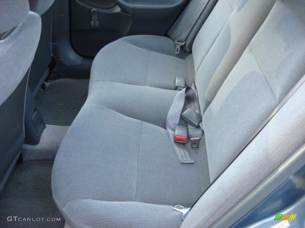 1998 Civic DX Sedan - Cyclone Blue Metallic / Gray photo #10