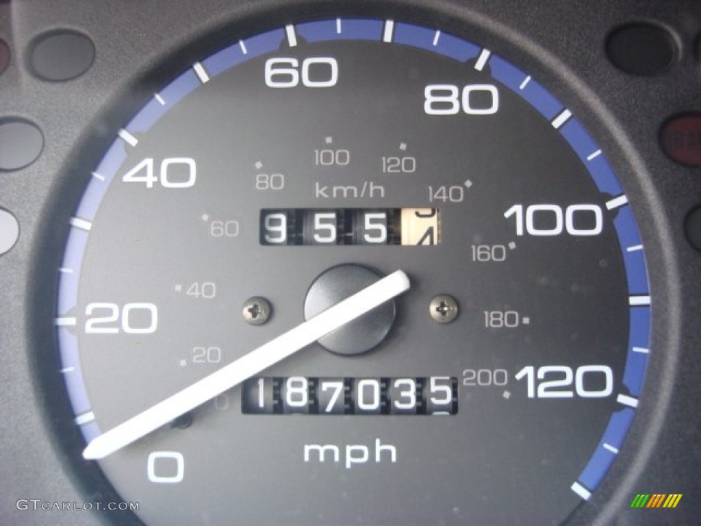 1998 Civic DX Sedan - Cyclone Blue Metallic / Gray photo #12